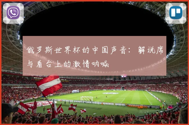 俄罗斯世界杯的中国声音：解说席与看台上的激情呐喊