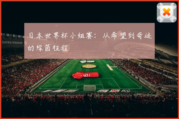 日本世界杯小组赛：从希望到奇迹的绿茵征程